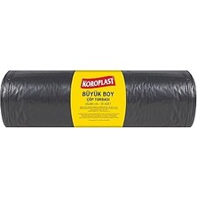Nacario Ofis ve Işyeri Için Büyük Boy Çöp Torbası 65X80CM 10 Adet