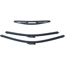 Nacario VASS41 Ön Arka Cam Silecek Seti 61612219147 Bmw 1 Serisi F21 ile Uyumlu 2012-2018
