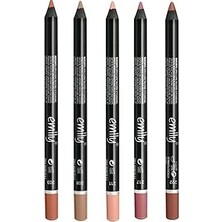 Nacario Golden Rose Emıly Dudak Kalemi 5 'li NO:203-208-211-217-222