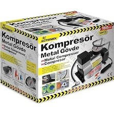 Nacario Automix Metal Kompresör | Araç Lastik ve Hava Basınçlandırma Cihazı