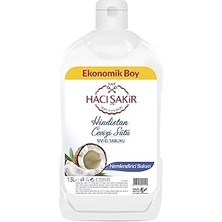 Nacario Hacı Şakir Hindistan Cevizi Sütü Sıvı El Sabunu, 1500 ml