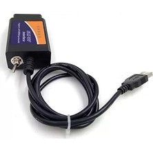 Nacario USB Bağlantılı CH340 Driver Obd2 Elm Modifiye Edilmiş Kısa Devreli Forscan Foccus Elmco