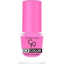 Nacario Golden Rose Ice Color Nail Lacquer No: 201 - Parlak Bitişli Mini Oje 6 ml