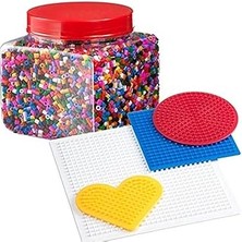 Nacario Ikea Pyssla Ütü Resmi, Takılabilir, 14.000 Resim Boncuğu, Plakalı, 4'lü Set