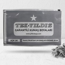 Tek Yıldız 33 - Kumaş Boyası Kurşuni Açık 11 Gr