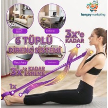 Mrt Bilişim Karın Kol Kalça Ayak Tüm Vücut Şekillendirme Fitness Aerobik Body Trimmer 6 Lastikli Kaliteli Ürün 3 Kata Kadar Esneme