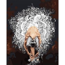 Empressco Sayılarla Boyama Seti Çerçeveli Kasnaklı Beyaz Balerin 40 x 50 cm - Fiyatı, Yorumları