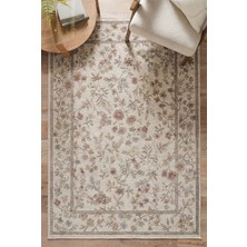 TCH Home Living Mira Vintage Bambu Polyester Eskitme Iskandinav Desenli Soft Dokuma Halı Salon Mutfak Oturma Yatak Odası Koridor Halısı