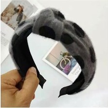 Nacario Leopar Desenli Pelüş Saç Bandı, Tatlı Noktalar, Saç Bandı, Geniş, Kaymaz, Kenar, Dü