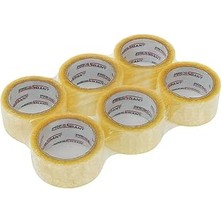 Nacario Koli Bandı Şeffaf, 45MM x 100 Metre 6'lı Paket (Hotmelt)