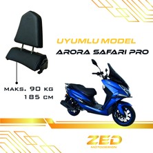 Threeback / Arora Safari Pro Uyumlu / Bel-Sırt Dayama ve Artçı Yükseltme Sistemi