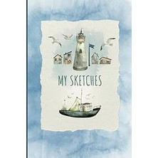 Nacario Sketch Book: Sketchbook For Artist Drawing Blank Paper Pad 6" x 9" - Notebook 150 Pages Blan