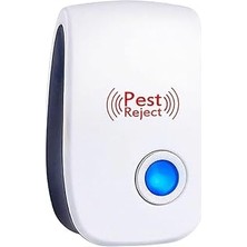 Nacario Pest Reject Ultrasonik Haşere Kovucu, 80-120 M² Koruma Alanı, 22-65 Khz Frekans, Fare Sı
