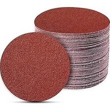 Nacario BADEM10 100 Adet Cırt Zımpara Spiral Avuç Taşlama 115 mm (Karma Paket)
