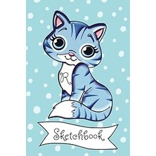 Nacario Personalized Sketchbook For Girls Letter R: Cute 6"x9" Sketchbook For Girls, 100 Blank Pages