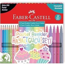 Nacario Faber-Castell Hayal Gücü Seti Pastel Renkler 20'li