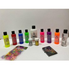 Empressco Monalisa Set 8 Renk 70ML Slime + 1 Adet Boraks 25O ml + Sim 2 Adet + Bileklik Set ve Kazıma Kartı - Fiyatı, Yorumları