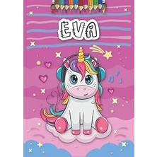 Nacario Independently Published Eva: Personalized Coloring Book For Eva | Theme: Unicorn | Birthday