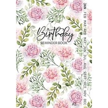 Nacario Birthday Reminder Book A5: Birthday & Anniversary Record Book, Medium Organizer With Monthly