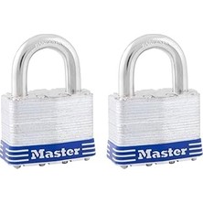 Nacario Master Lock Anahtarlı 5t Dış Mekan Asma Kilit, 2 Paket Anahtarlı