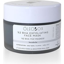 Nacario Gözenek Karşıtı Anti-Akne Fiddy Maskesi - Karabela - %2 Bha + Aktif Kömür - 30 ml / 50