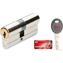 Nacario Kale Kilit Tüpten Şifreli Mandallı Silindir 90MM 35 ve 10 ve 45 Nikel