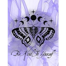 Nacario Sketchbook Butterfly, Sketchbook Spiritual Moth, Art Sketchbook Spiritual: Be Kind To Yourse