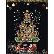 Nacario Christmas Sketch Book: Camel Christmas Tree Gift Funny Christmas Camel, 120 Pages Help You D