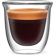 Nacario Bialetti - Firenze Çift Duvarlı Cam Bardak 80ML 2'li Set
