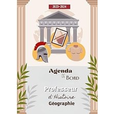 Nacario Prof D'histoire Géographie, Agenda De Bord 2023 2024: Carnet De Bord Du Professeur 2023-202