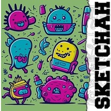 Nacario Independently Published Sketchah Square Sketch Book Fd3: 160 Pages, 8” x 8” For Doodles,
