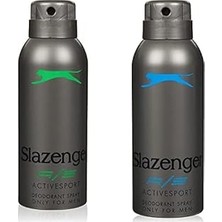 Nacario Slazenger Activesport Yeşil Deodorant Spray (150 Ml) ve Slazenger Activesport Mavi Deodoran