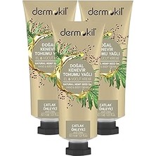 Nacario Dermokil Kenevir Tohumu Yağlı El ve Vücut Kremi, 75 ml x 3 Adet