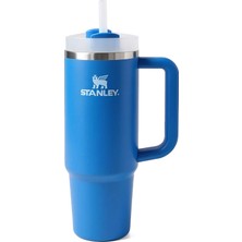 Stanley The Quencher .0 Flowstate Tumbler Termos 0,88 L Mavi, Uzun Süre Sıcak/soğuk Tutar, Dayanıklı