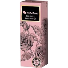 Nacario Maıa Mc %100 Organik Gül Suyu - Vegan - 250 ml Yüz Temizleme Suyu - C Vitamini ile - Katk�