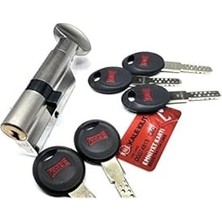 Nacario Kale Kilit Tüpten Şifreli Mandal Topuzlu Silindir 68MM 26 ve 10 ve 32 5 Anahtarlı Sarı B