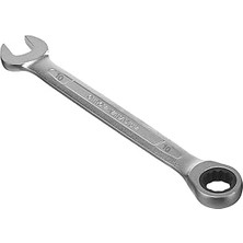 Nacario Cırcırlı Anahtar 10 mm Açık Ağızlı Düz ve Cırcır Kombine Anahtar 1 Adet Somun Sö