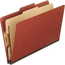 Nacario Pendaflex Baskılı Sınıflandırma Dosyası, 1 Bölücü, 5 cm Gömme Bağlantılı, A4 Bo