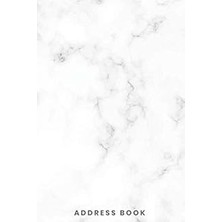 Nacario Address Book: Marble Cover Design. Keep Your Contacts In The One Organizer With This Note.