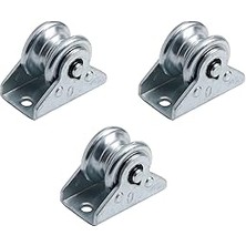 Nacario Muhafazalı Metal Ray Makara 30 mm Sürgülü Kapı Raylı Sistem Dayanıklı Galvanizli Tek