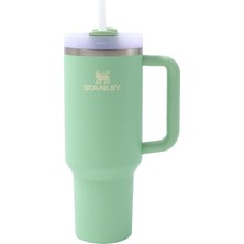 Stanley Quencher .o Flowstate Tumbler Pipetli Termos 1,18 L Yeşil, Uzun Süre Sıcak/soğuk Tutar, Daya