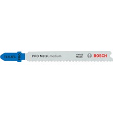 Nacario Bosch 3x Pro Metal Medium T121AFC Dekupaj Testere Bıçağı (Çelik Saclar, Çelik Saclar,