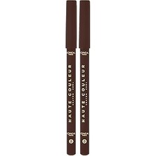 Nacario L'oreal Cosmetics Haute Couleur Göz Kalemi - 120 Brun Leather (2 Paketi)