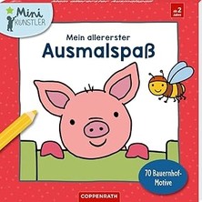 Nacario Mein Allererster Ausmalspaß: 70 Bauernhof-Motive: Malblock Mit 70 Bauernhof-Motiven Für Ju