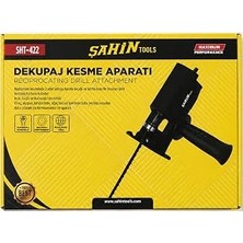 Nacario Dordoi Şahin Dekupaj Kesme Aparatı Matkap Uyumlu Testere Aparatı 3 Adet Testere Bıçağ