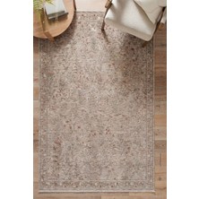 TCH Home Living Mira Vintage Bambu Polyester Eskitme Iskandinav Desenli Soft Dokuma Halı Salon Mutfak Oturma Yatak Odası Koridor Halısı