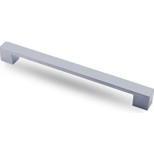 Nacario BADEM10 Cemre Çekmece Mutfak Dolap Kapak Kulpu Kulbu 224 mm Metal Kulp Krom
