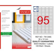 Empressco 30*12MM Etiket TW-2095 - Fiyatı, Yorumları