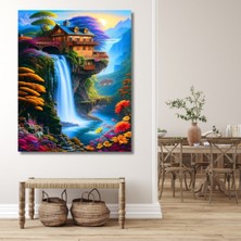 Empressco Sayılarla Boyama Hobi Seti Renkli Baskılı(Çerçeveli) 40X50 Cm: Şelale - Fiyatı, Yorumları
