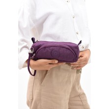 Empressco Iki Bölmeli Kalemlik (Yıkanabilir ve Su Geçirmez, Makyaj Çantası ) Mor (Model: 571-15J) - Fiyatı, Yorumları